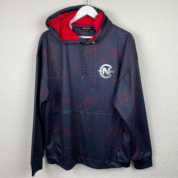 NAUTICA Men’s Competition Hooded Pullover with Front Pockets Size Large - Picture 3 of 11
